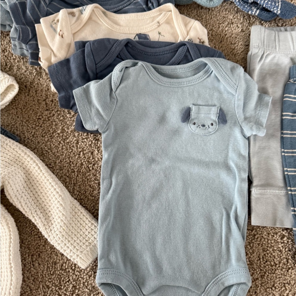 Carter’s Blue Layette Set - Picture 5 of 7